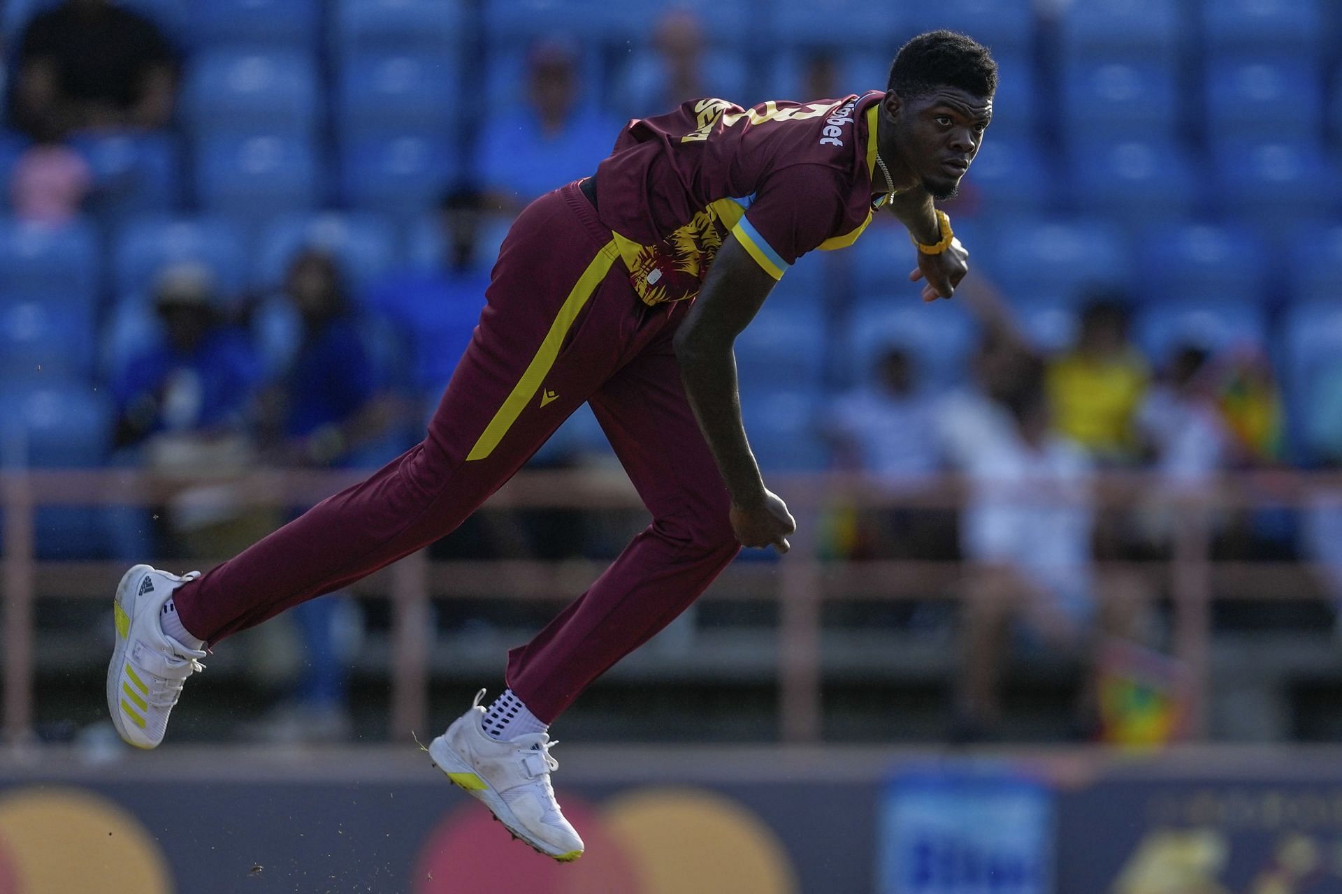 Alzarri Joseph in action